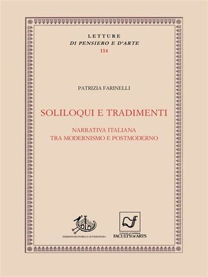 cover image of Soliloqui e tradimenti